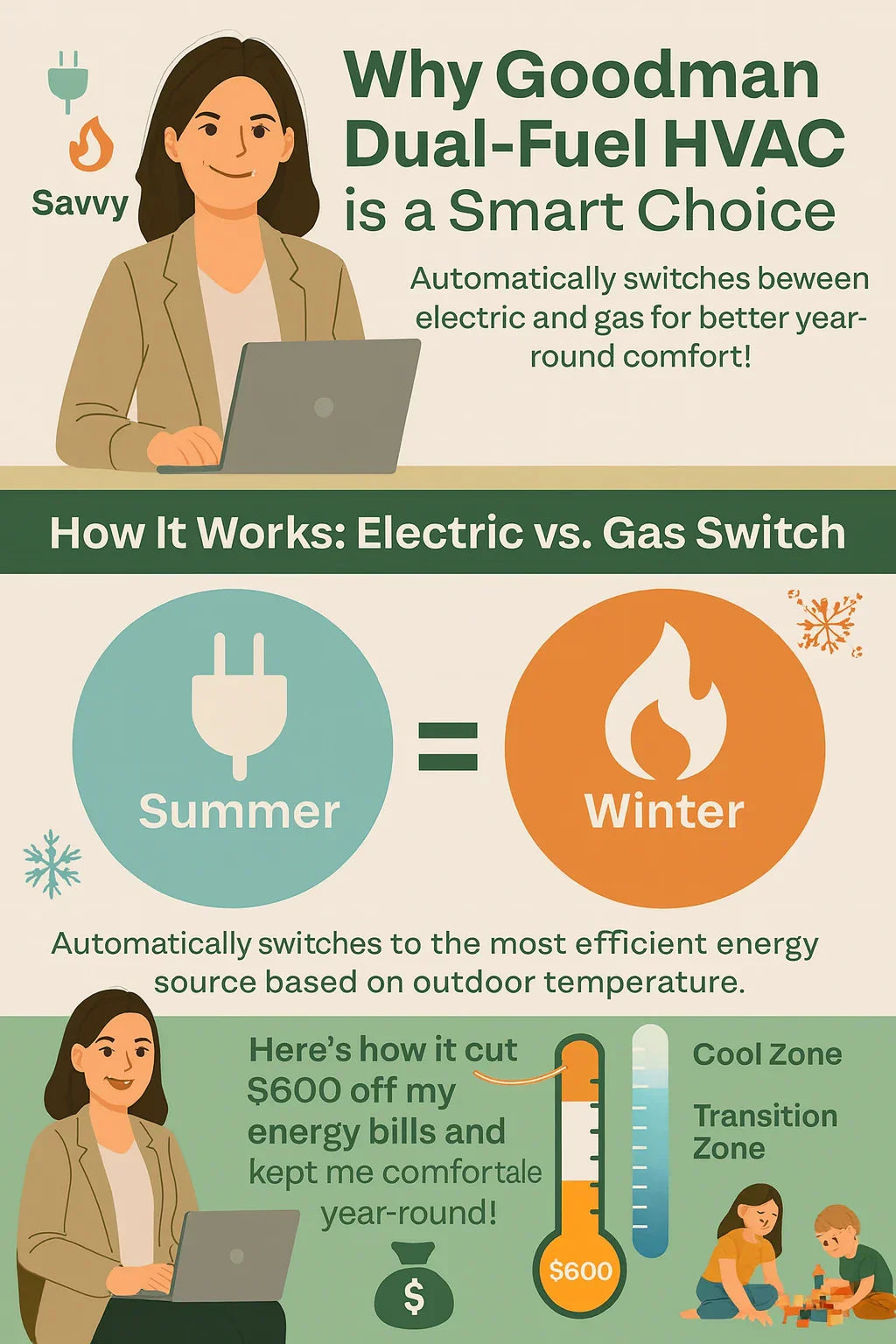 Understanding Dual-Fuel HVAC Systems — Why This Goodman Setup Saves You More