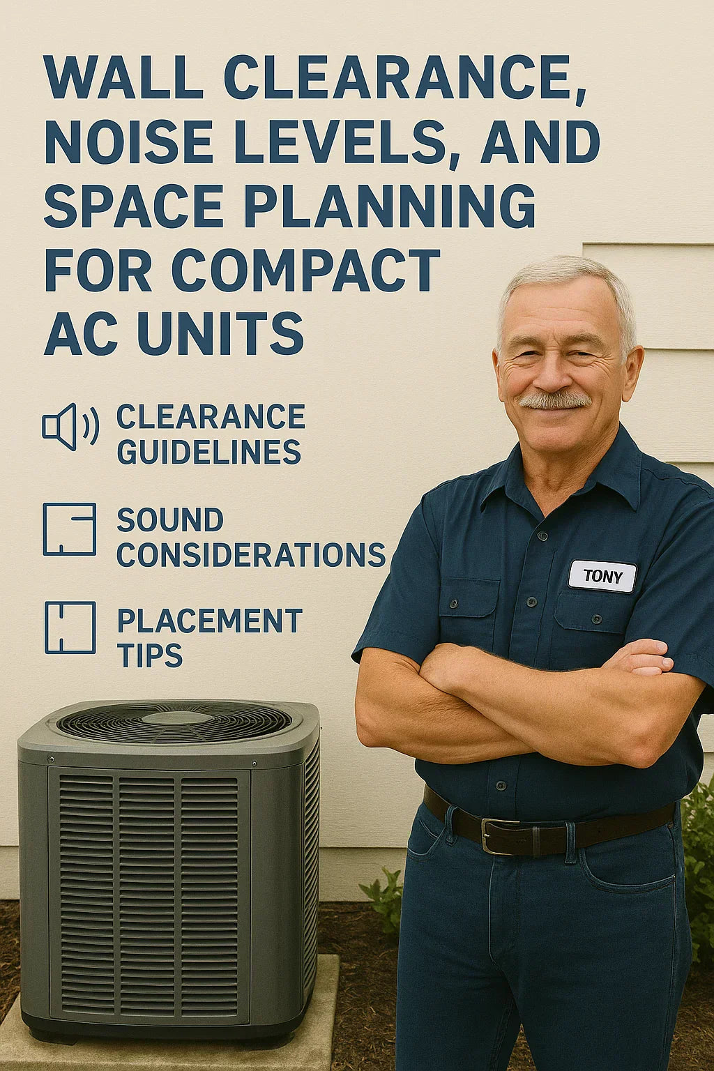 Wall Clearance, Noise Levels, and Space Planning for Compact AC Units