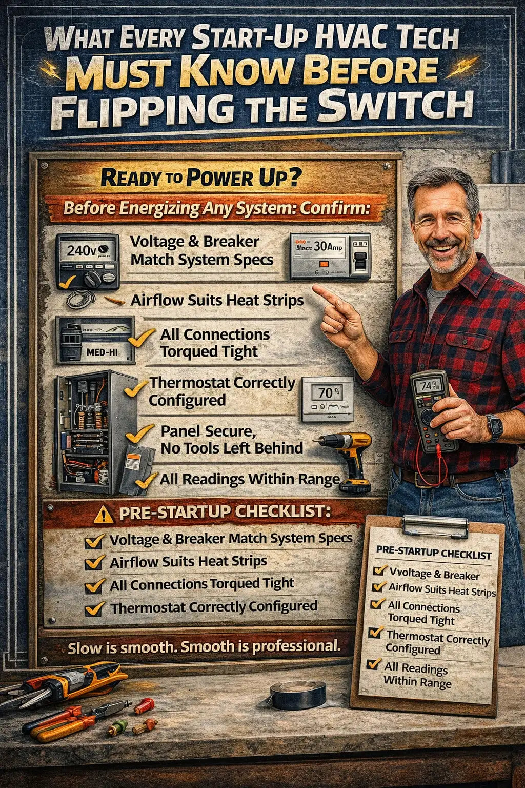 What Every Start-Up HVAC Tech Must Know Before Flipping the Switch