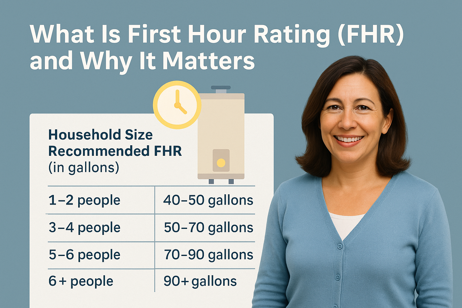 What Is First Hour Rating (FHR) and Why It Matters When Buying a Water Heater