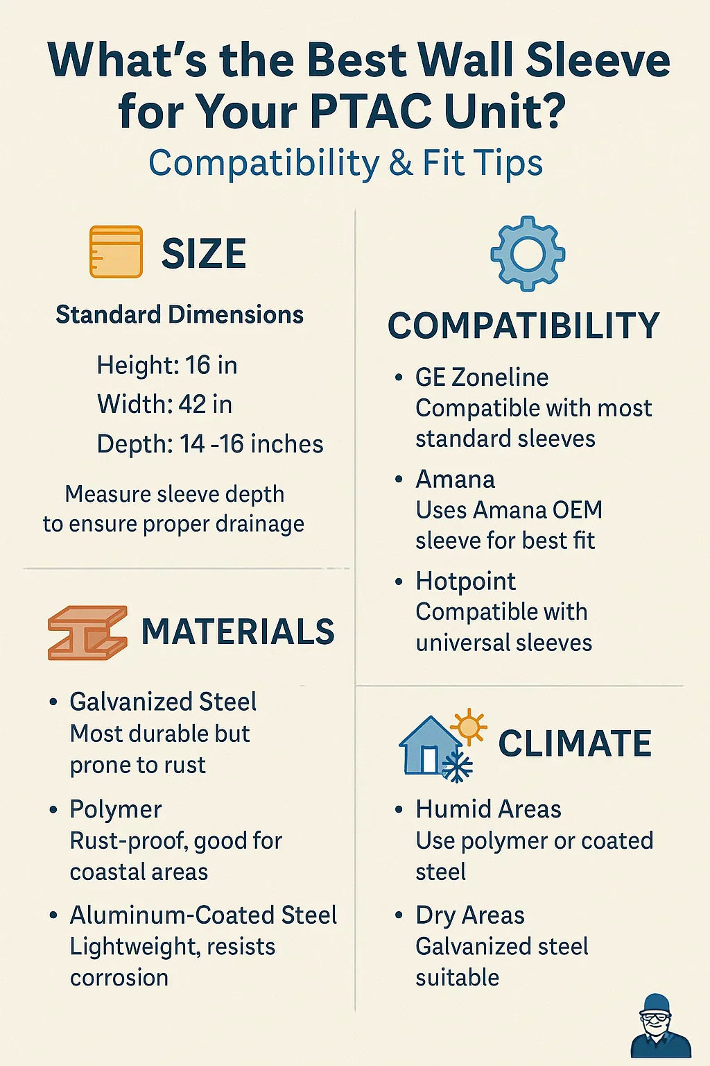 What’s the Best Wall Sleeve for Your PTAC Unit Compatibility & Fit Tips