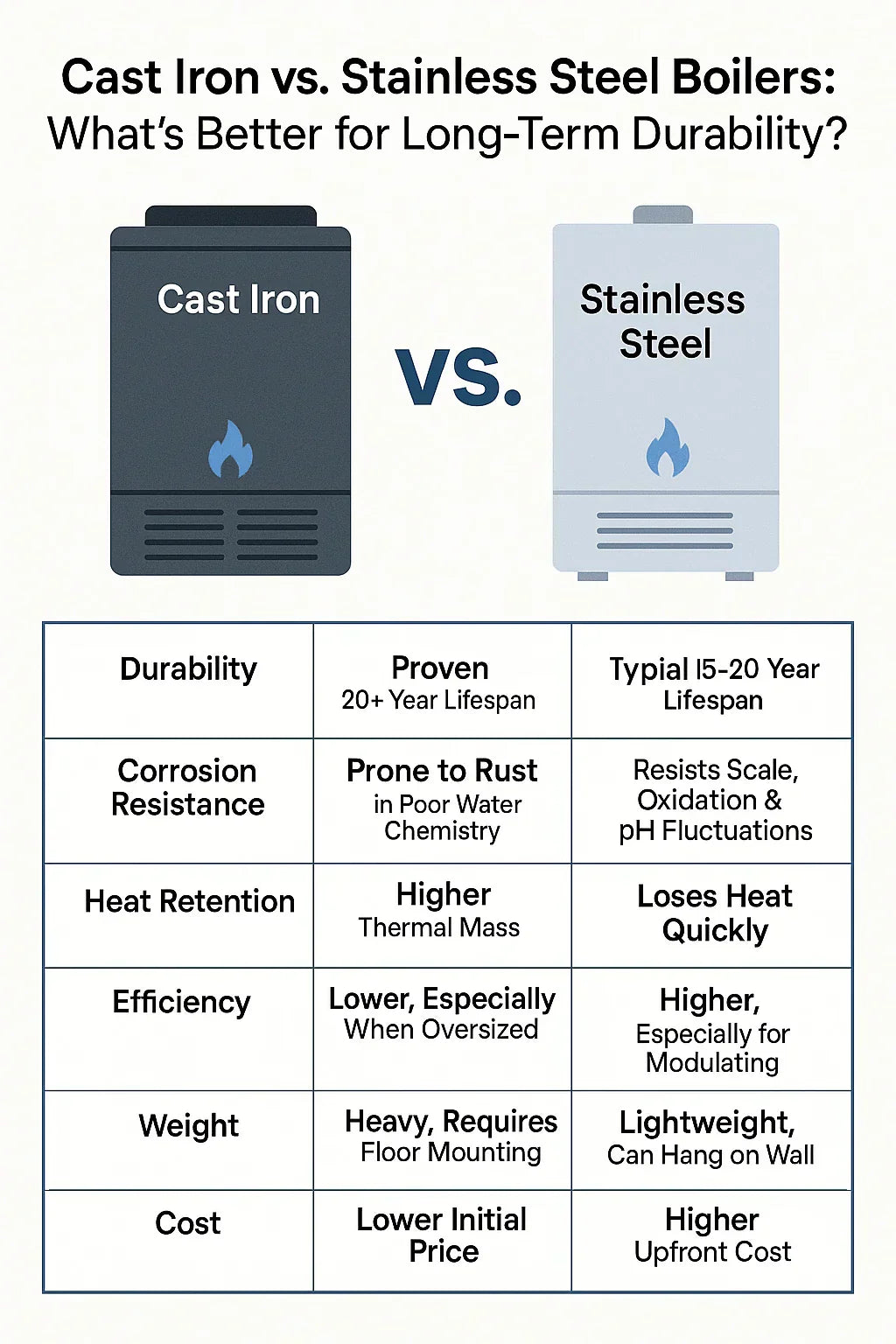 Why Boiler Material Matters