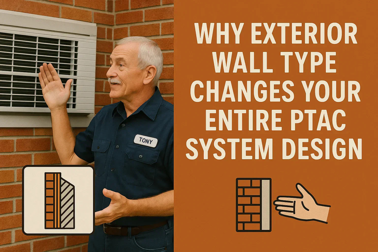 Why Exterior Wall Type Changes Your Entire PTAC System Design