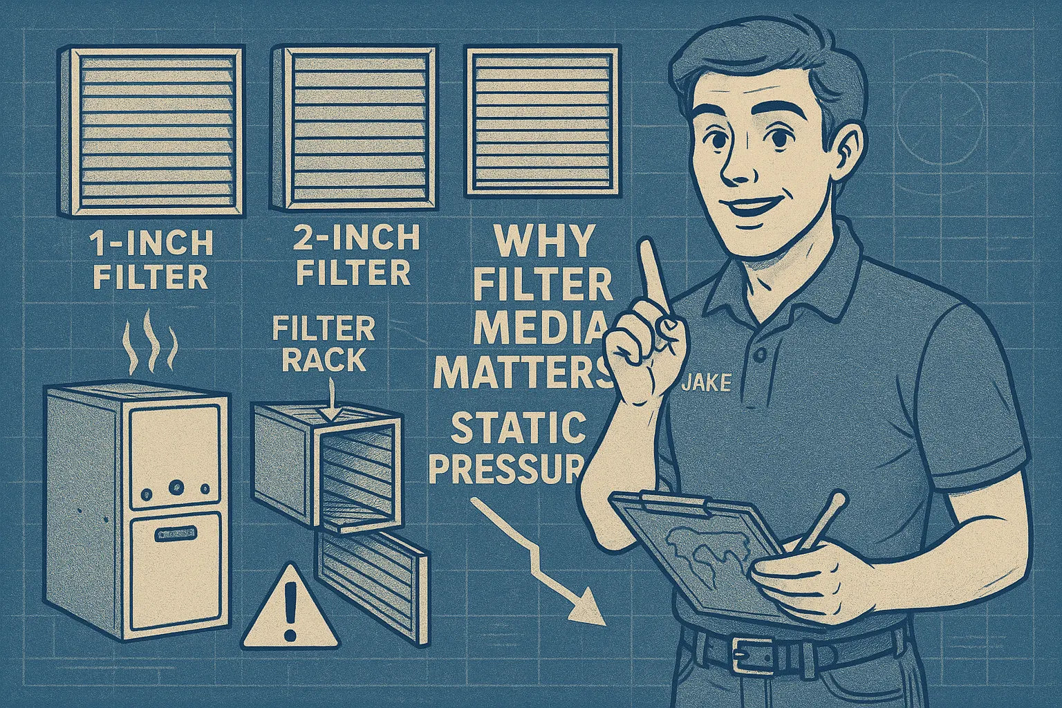 Why Filter Media Matters: Jake’s Battle Between 1-Inch, 2-Inch & 4-Inch Filters—And Who Wins for Static Pressure