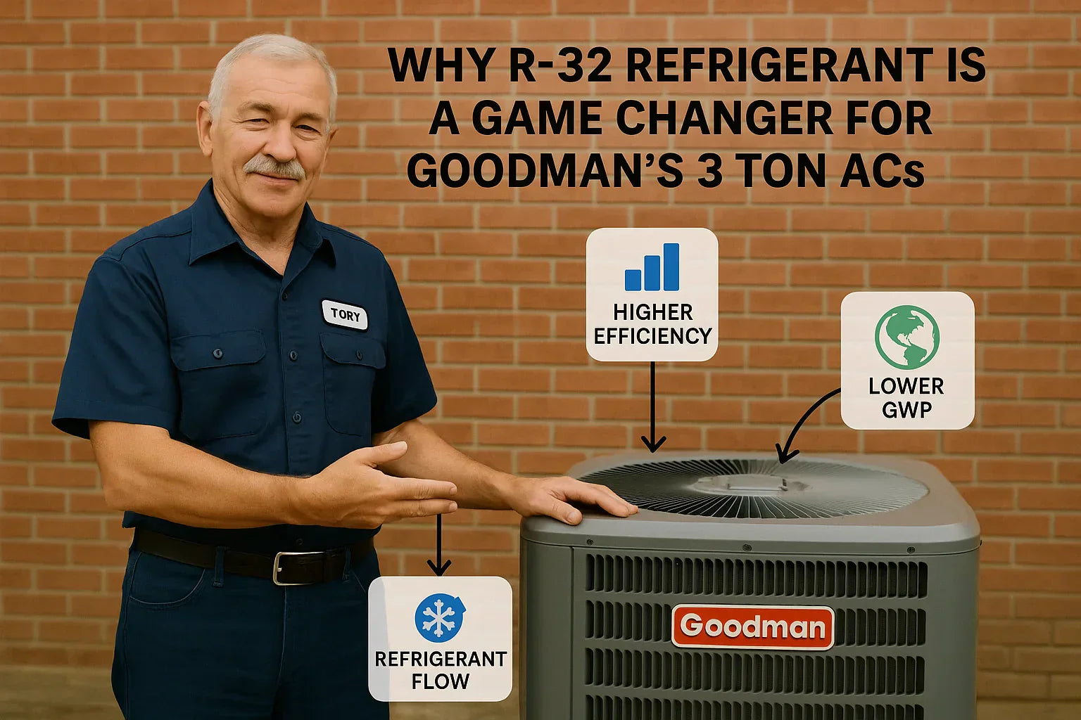 Why R-32 Refrigerant Is a Game Changer for Goodman’s 3 Ton ACs