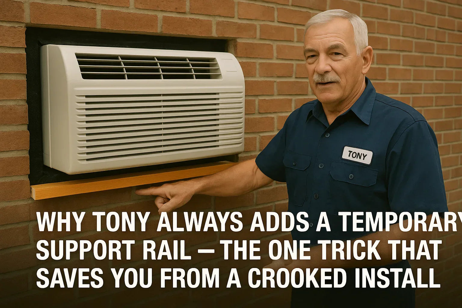 Why Tony Always Adds a Temporary Support Rail — The One Trick That Saves You From a Crooked Install