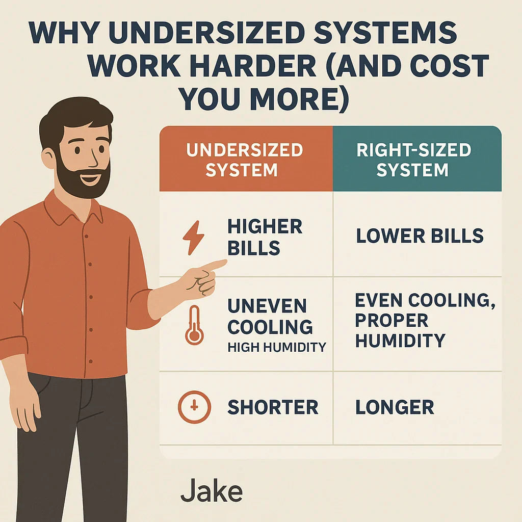 Why Undersized Systems Work Harder (and Cost You More)