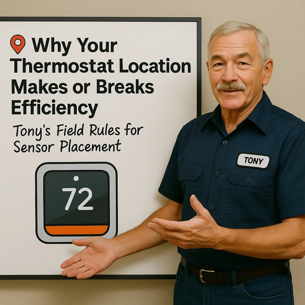 Why Your Thermostat Location Makes or Breaks Efficiency — Tony’s Field Rules for Sensor Placement