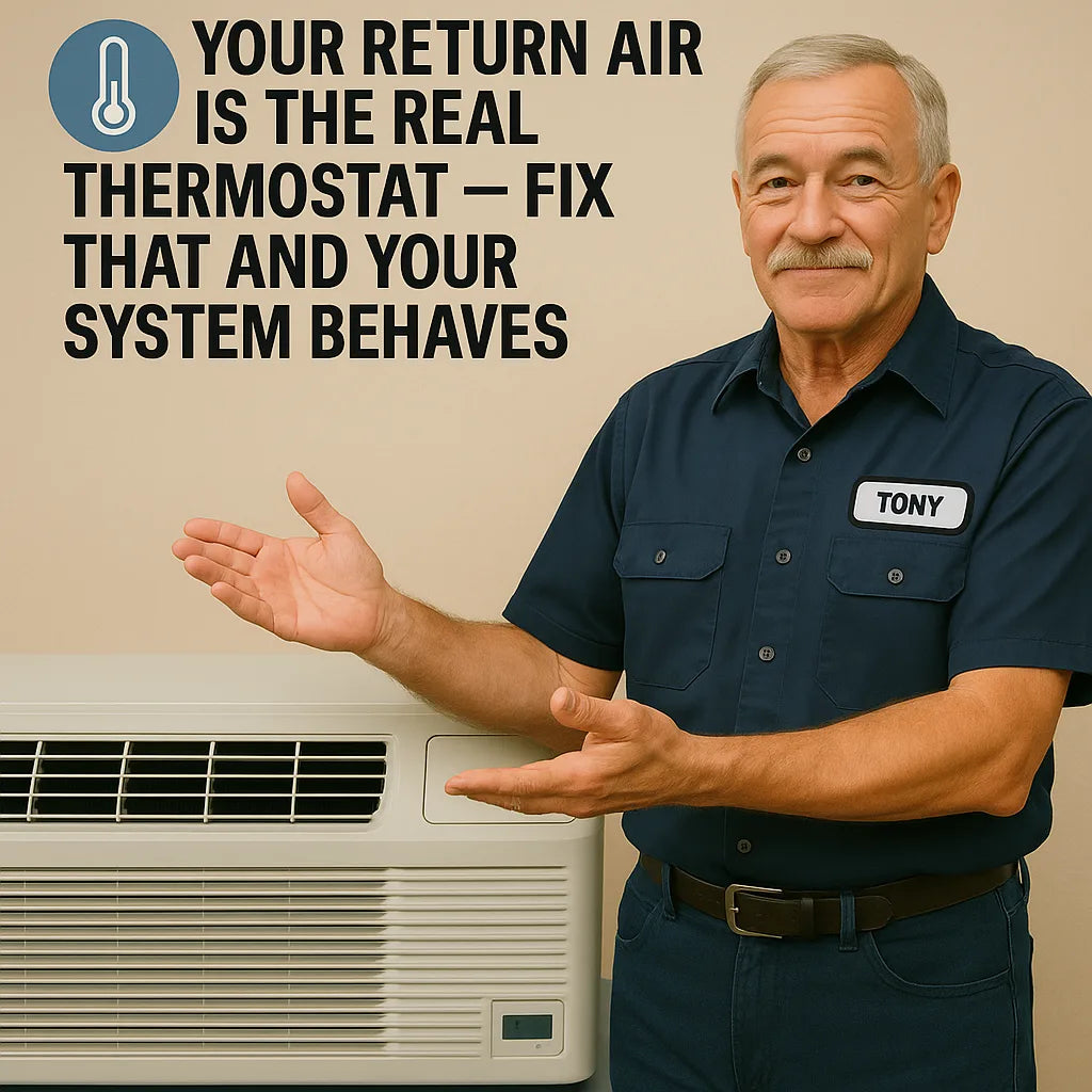 Your Return Air Is the Real Thermostat — Fix That and Your System Behaves - Tony’s airflow-first plan for PTAC installs that never short cycle or freeze