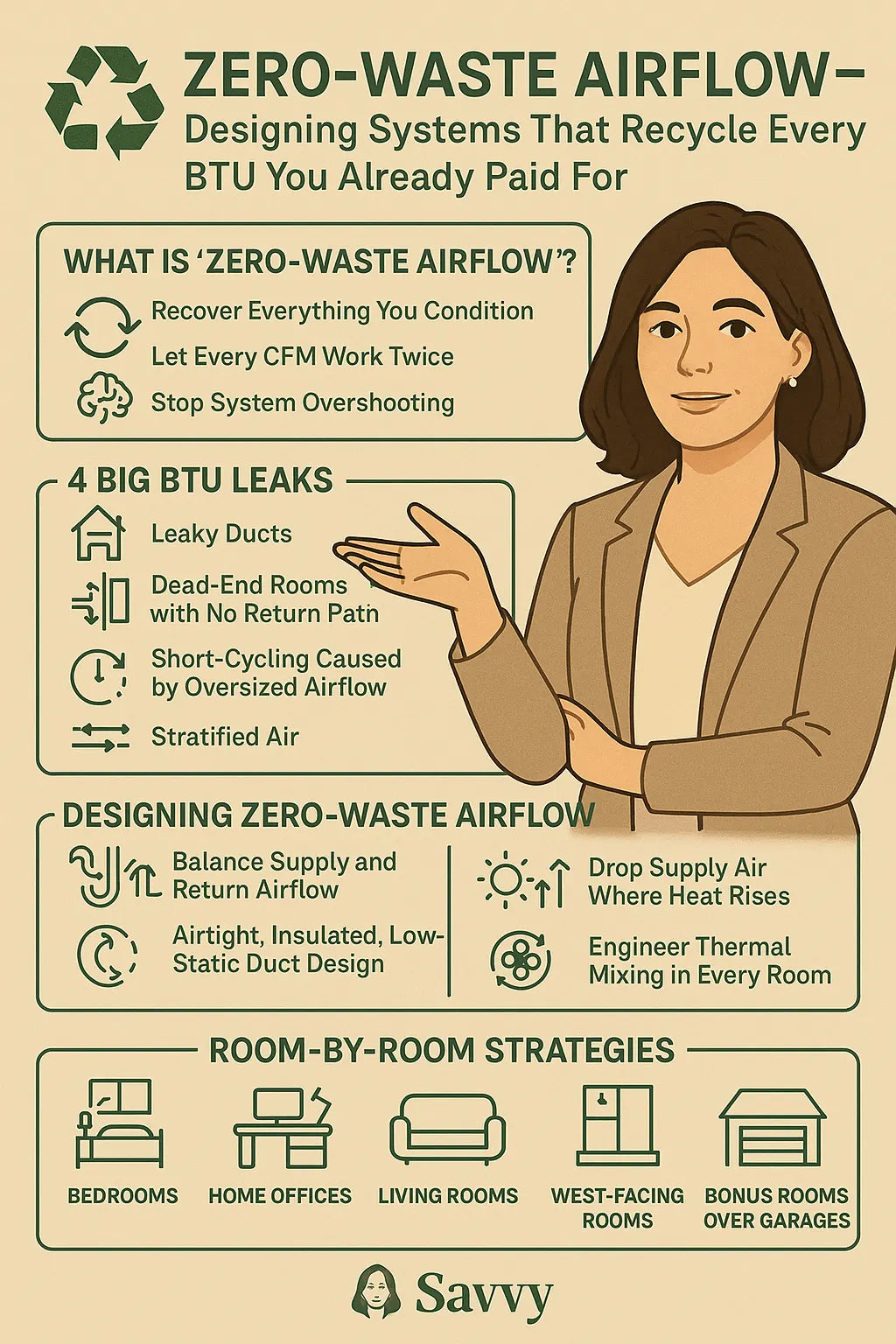 Zero-Waste Airflow — Designing Systems That Recycle Every BTU You Already Paid For