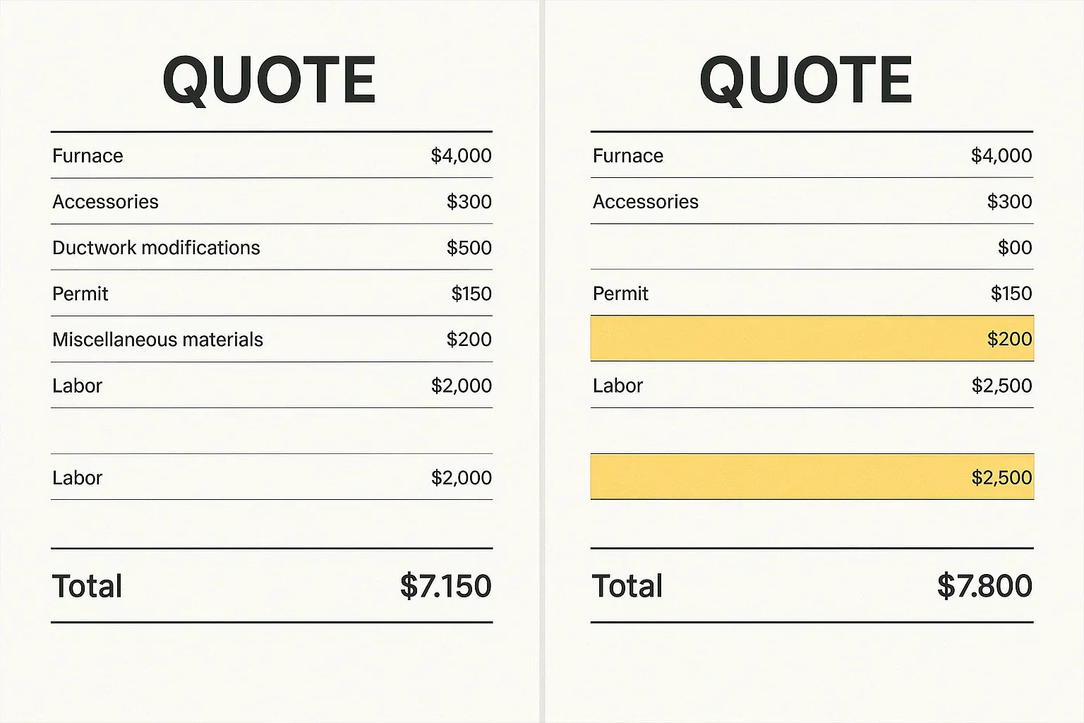 How to Spot Overpriced Furnace Quotes (and What’s a Red Flag)