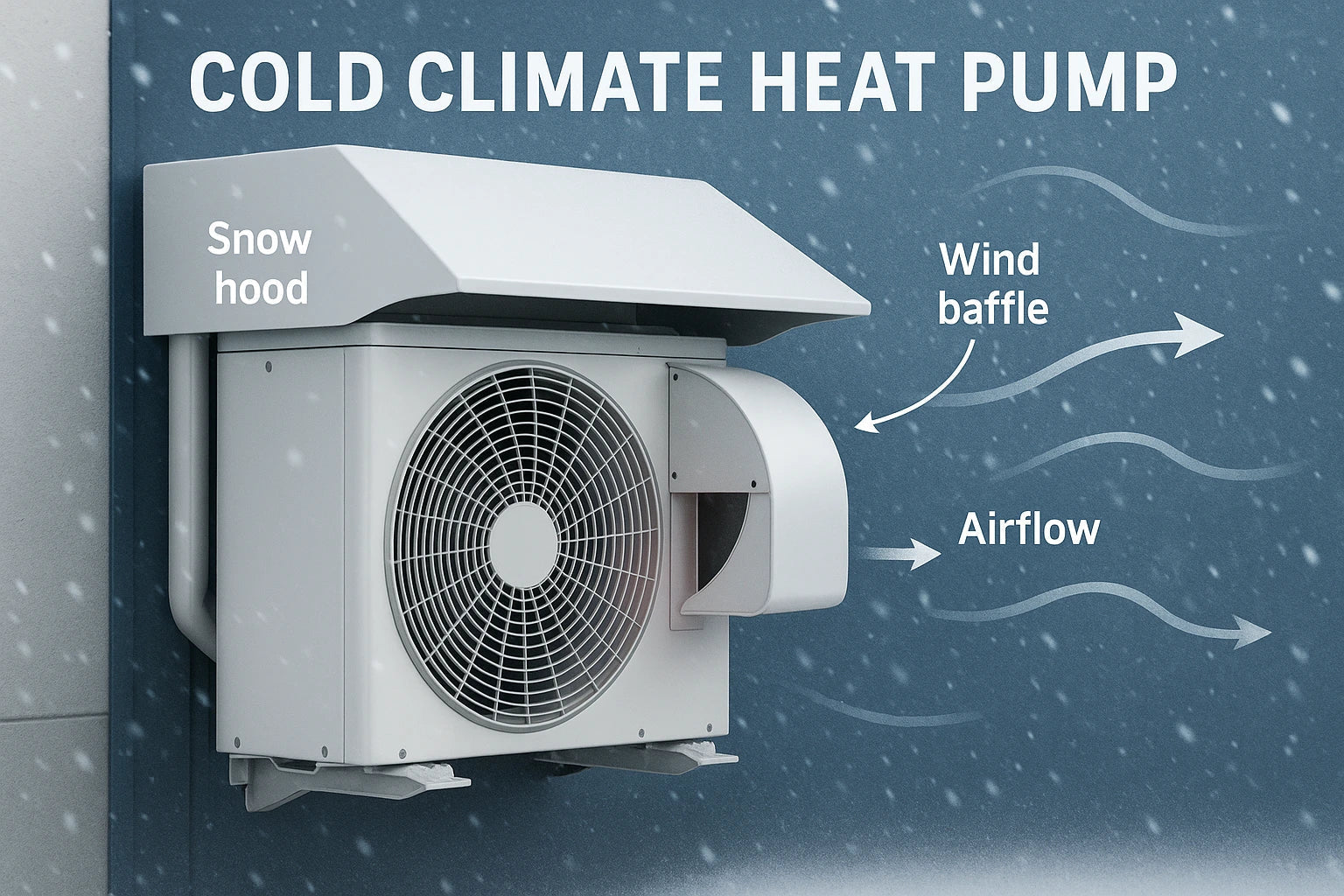 Top Heat Pump Accessories for Cold Climates: Line Hide, Base Stands, Hoods & More