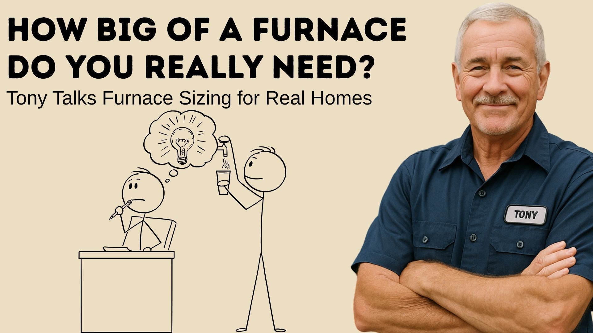 How Big of a Furnace Do You Really Need? Tony Talks Furnace Sizing for Real Homes
