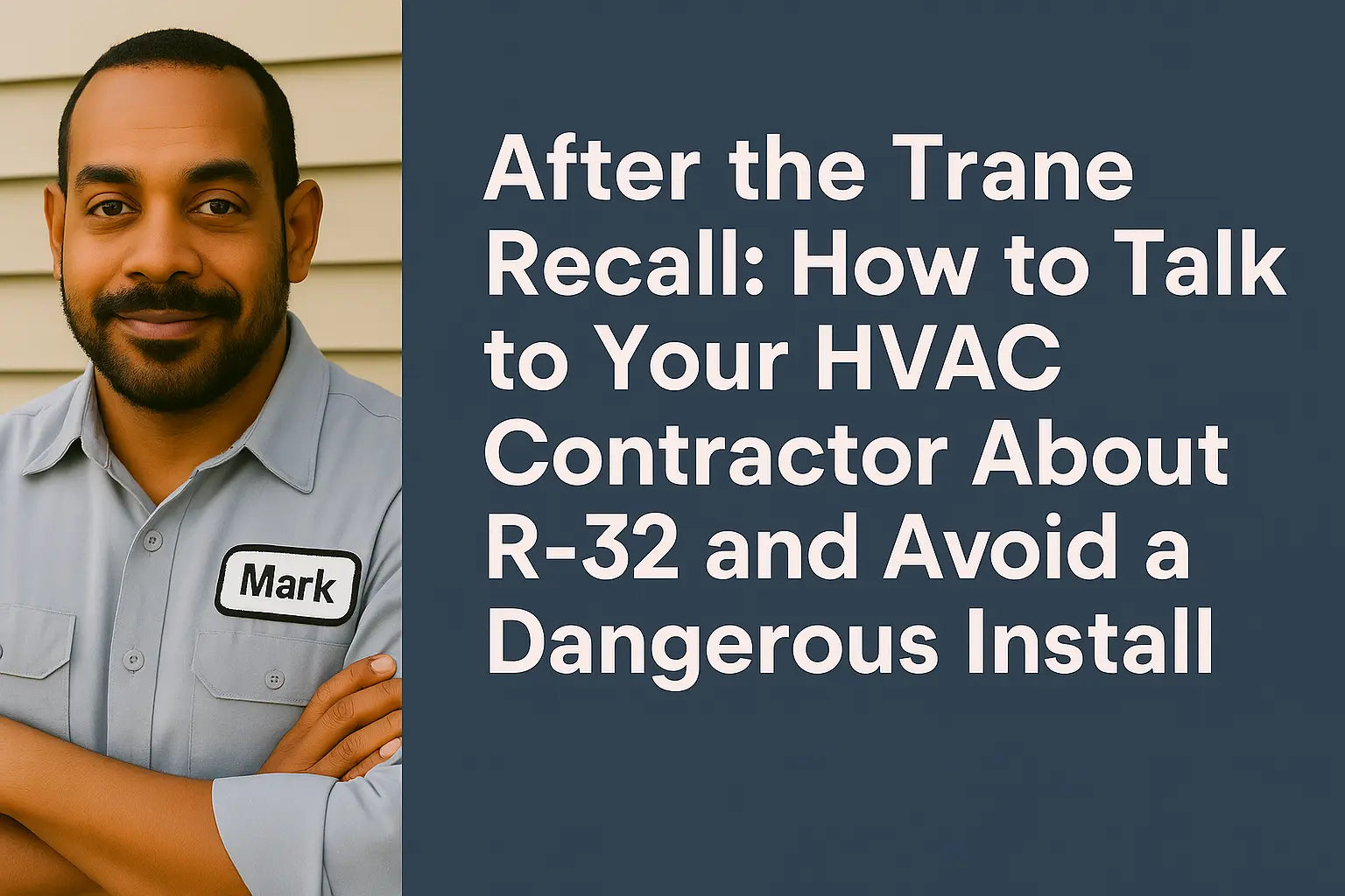 After the Trane Recall: How to Talk to Your HVAC Contractor About R-32 and Avoid a Dangerous Install