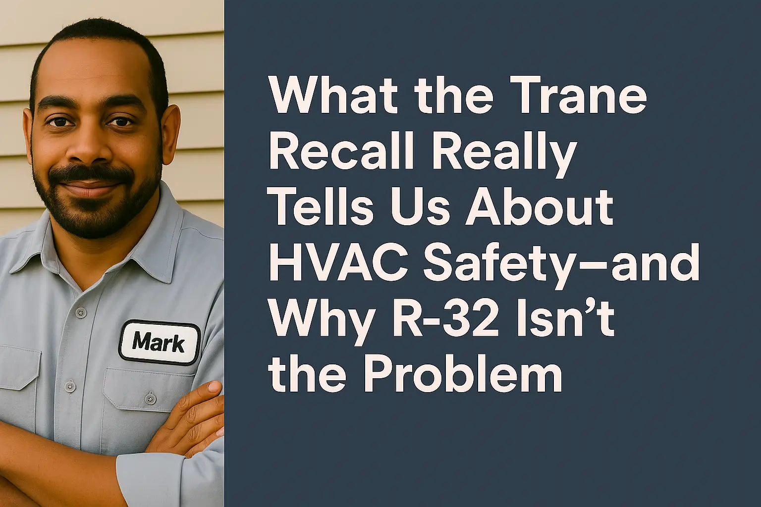 What the Trane Recall Really Tells Us About HVAC Safety—and Why R-32 Isn’t the Problem