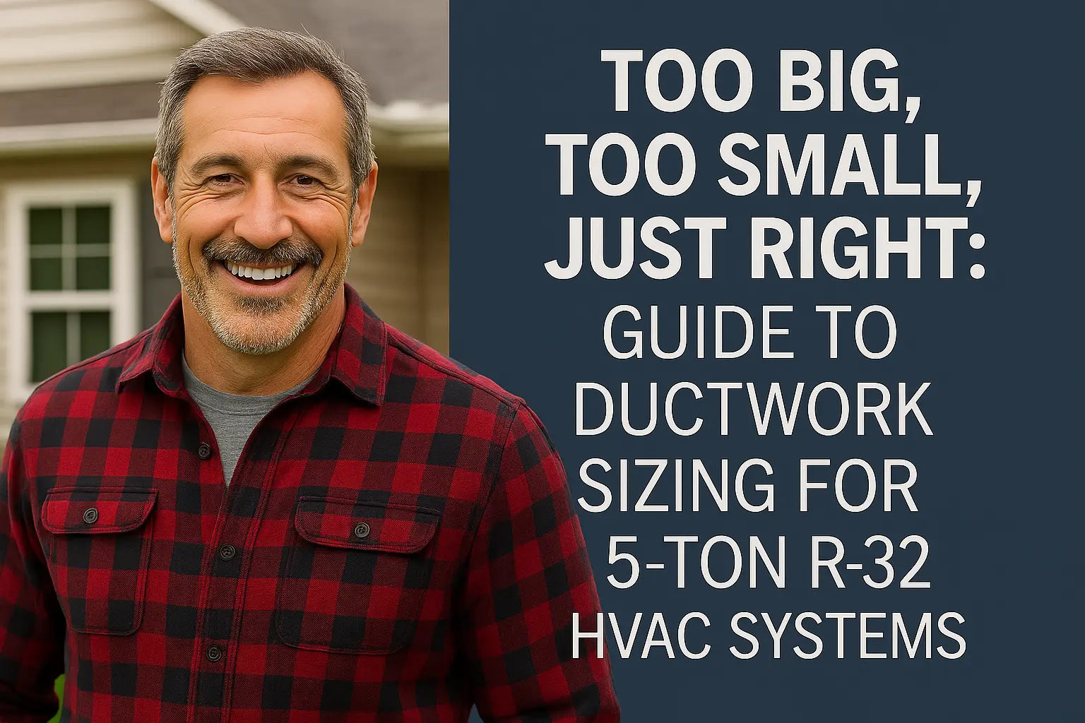 Too Big, Too Small, Just Right: Guide to Ductwork Sizing for 5‑Ton R‑32 HVAC Systems