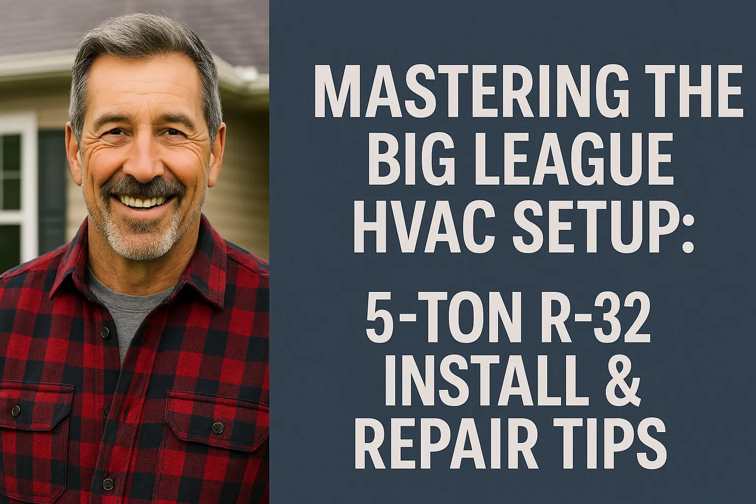 Mastering the Big League HVAC Setup: 5-Ton R-32 Install & Repair Tips