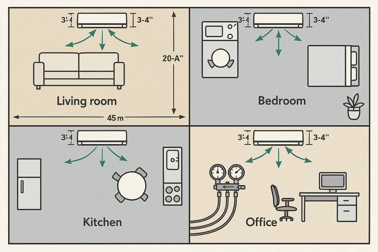 Best Wall Locations for Indoor Mini-Split Units: Avoid These Mistakes