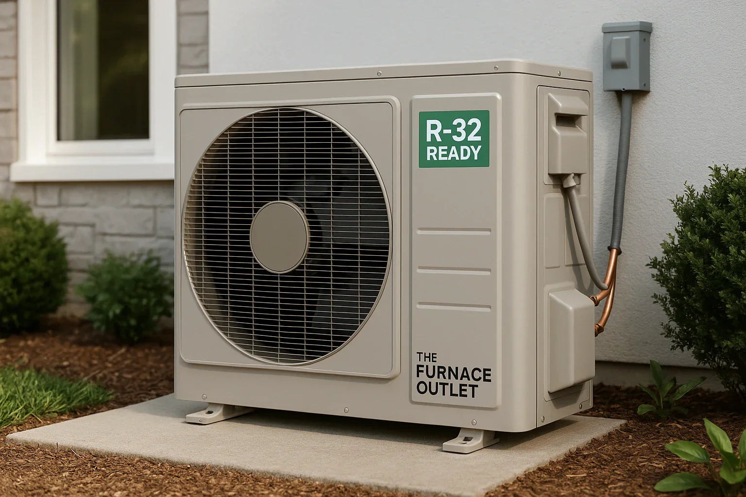R-32 Ready heat pump system for 2025 refrigerant change — The Furnace Outlet