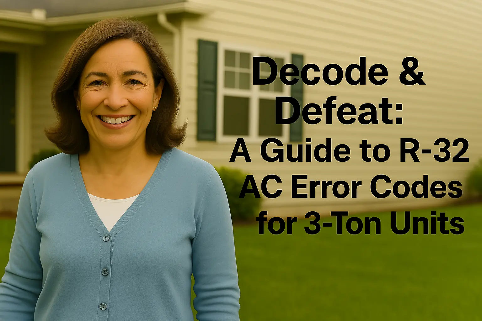 Decode & Defeat: A Guide to R‑32 AC Error Codes for 3-Ton Units