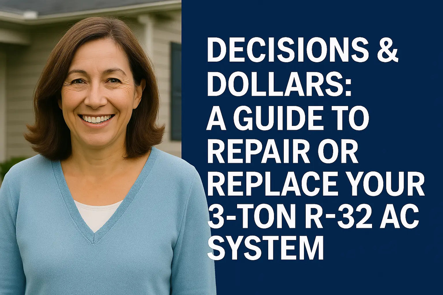 Decisions & Dollars: A Guide to Repair or Replace Your 3‑Ton R‑32 AC System