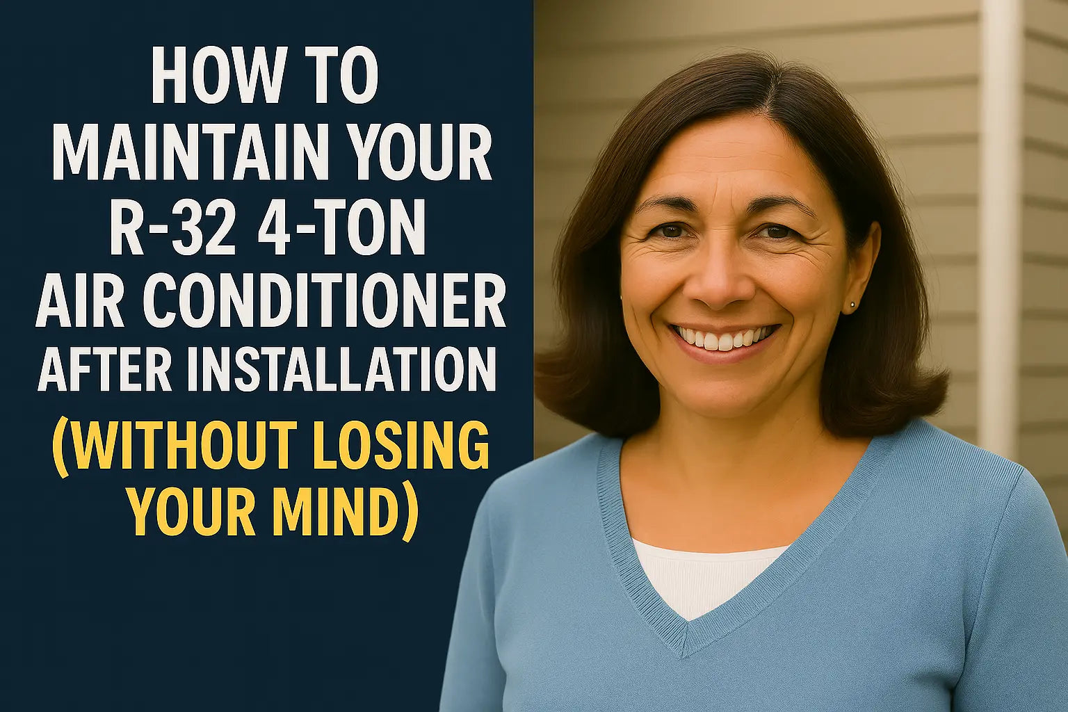 How to Maintain Your R-32 4-Ton Air Conditioner After Installation (Without Losing Your Mind)