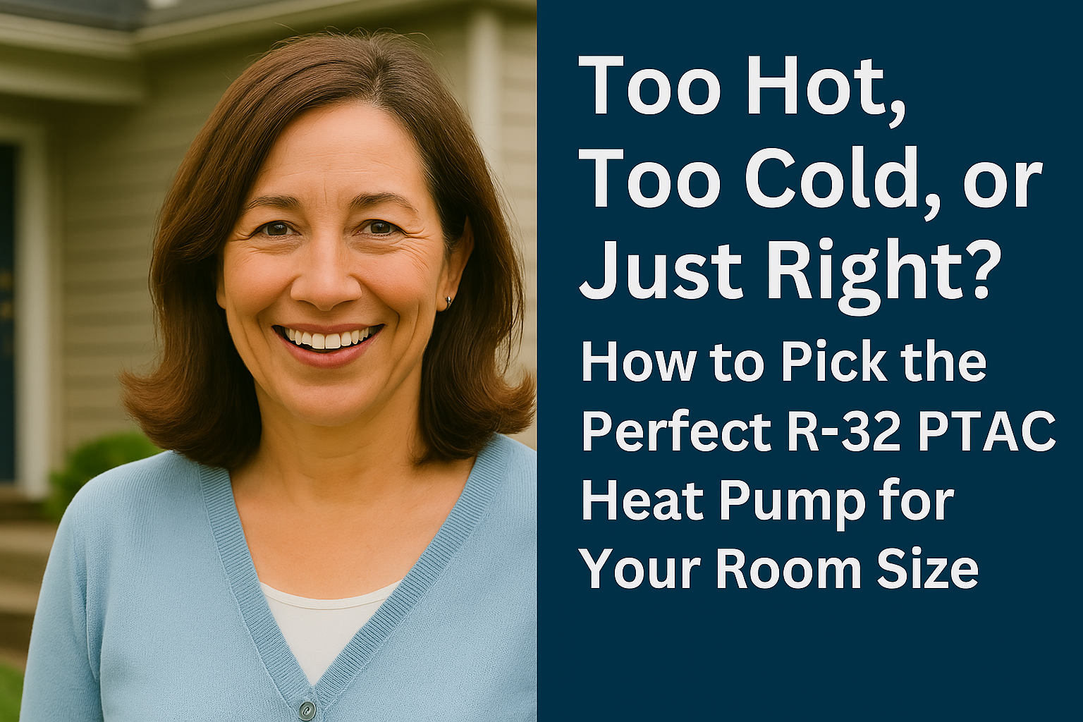 Too Hot, Too Cold, or Just Right? How to Pick the Perfect R-32 PTAC Heat Pump for Your Room Size