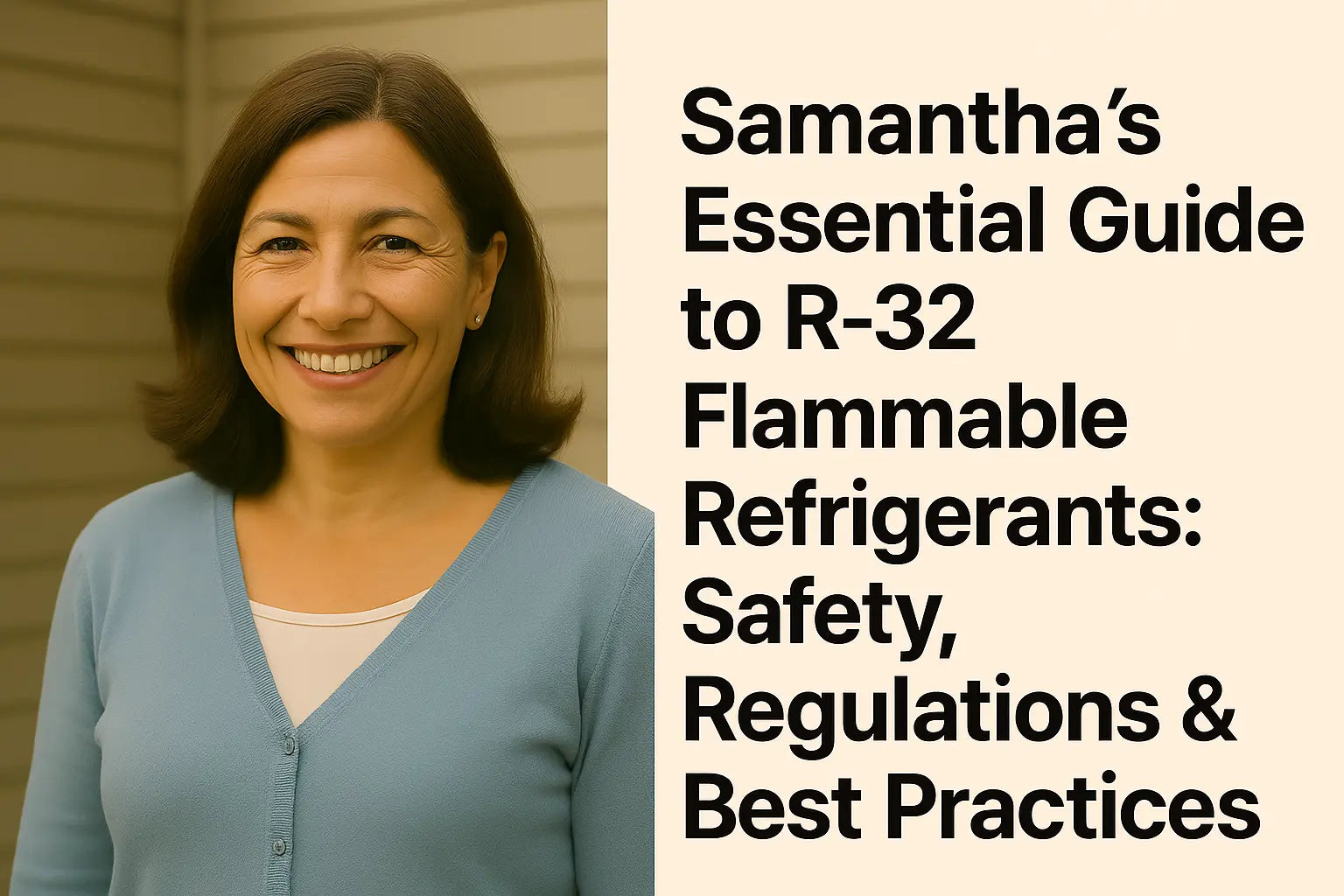 Samantha’s Essential Guide to R-32 Flammable Refrigerants: Safety, Regulations & Best Practices