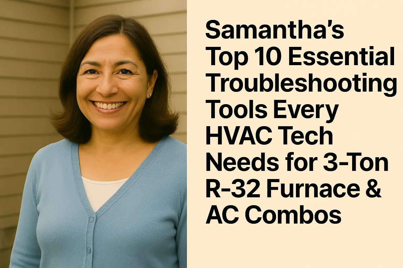 Samantha’s Top 10 Essential Troubleshooting Tools Every HVAC Tech Needs for 3-Ton R-32 Furnace & AC Combos
