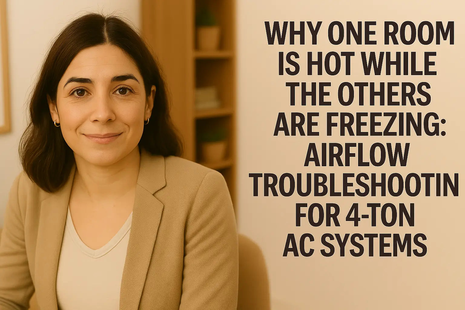 Why One Room Is Hot While the Others Are Freezing: Airflow Troubleshooting for 4-Ton AC Systems