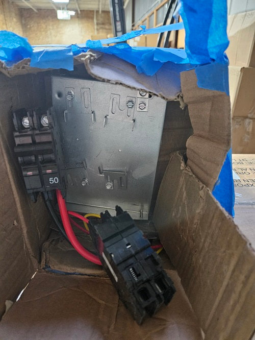 Scratch and Dent Goodman 51,180 BTU 15 kW Electric Furnace with 1,200 CFM Airflow -  MBVB12BP1X00-2404721317 with HKTAD151