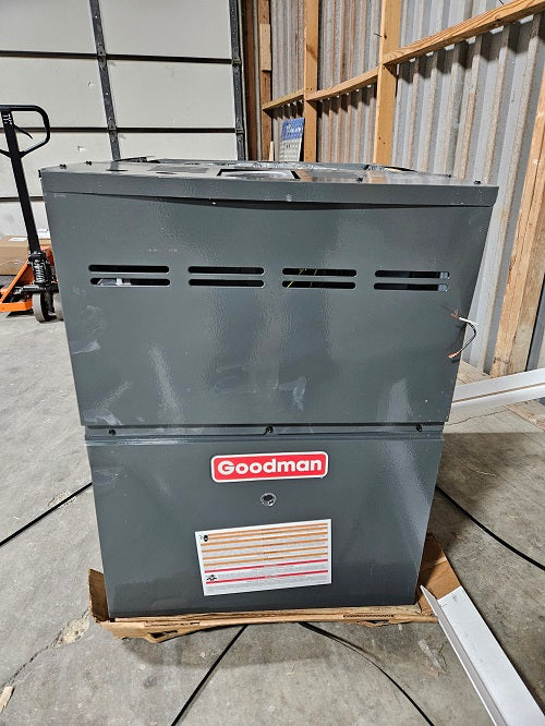 Scratch and Dent 120,000 BTU 80% AFUE Upflow/Horizontal Single Stage Goodman Gas Furnace Model GM9S801205DN-2210303258