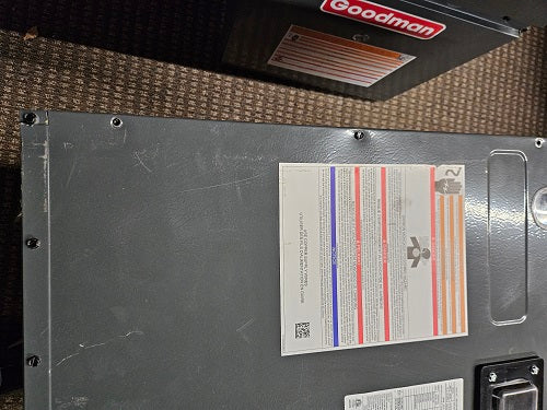 Scratch and Dent Goodman 34,120 BTU 10 kW Electric Furnace with 1,200 CFM Airflow Model MBVK12BP1X00-2407720091