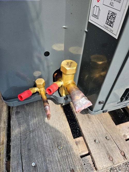 Scratch and Dent 3 Ton Up to 15.2 SEER2 Goodman Air Conditioner Condenser - Model GLXS4BA3610-2408627377