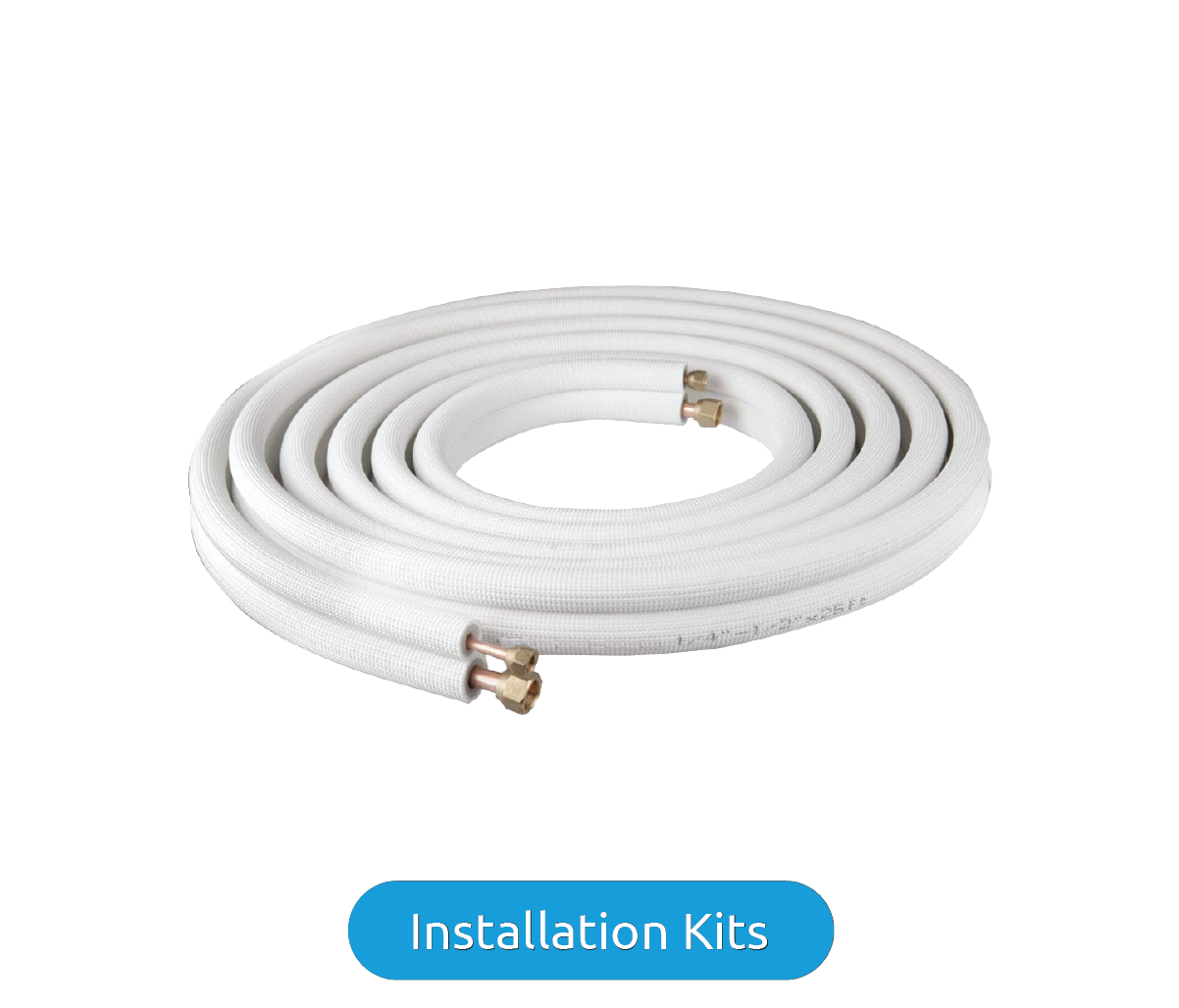 Air-Con 25 Foot Line Set with 3/8" Insulation - OT-1309-INSKIT