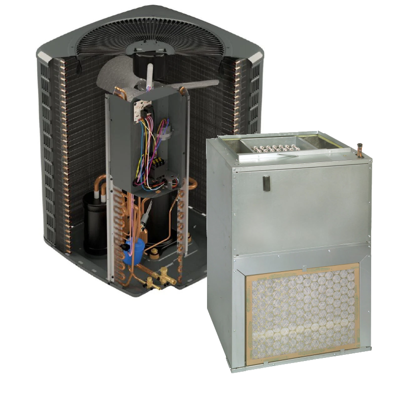 Goodman 1.5 Ton 13.4 SEER2 Northeast System: Condenser Model GLXS3BN1810, Air Handler Model: AWST18SU1303