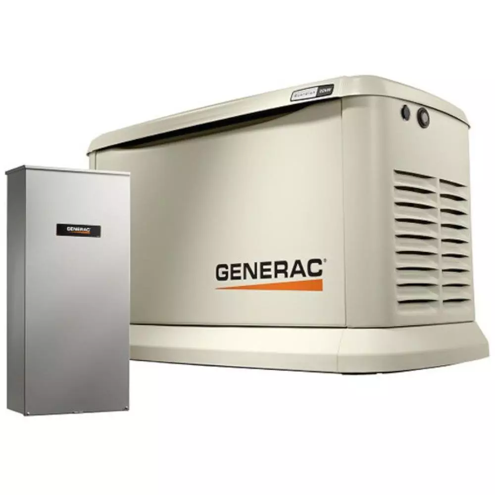 Generac Guardian® 70432 22kW Air-Cooled Standby Generator with Wi-Fi and Transfer Switch