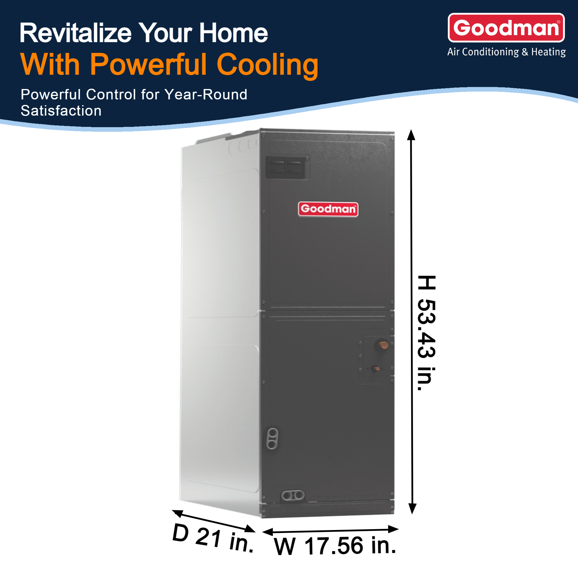 Goodman 2.5 Ton Multi Positional Air Handler