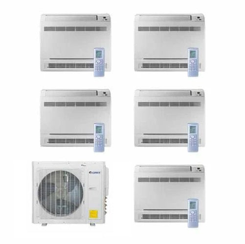 GREE Multi+ Ultra Series 42,000 BTU 5-Zone Mini Floor Console 12K+12K+