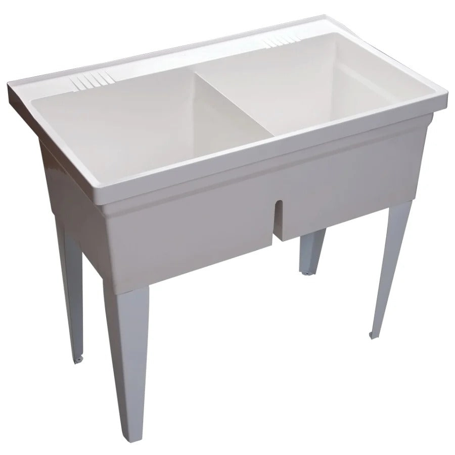 PROFLO Double-Basin Free Standing Laundry Sink - Main View