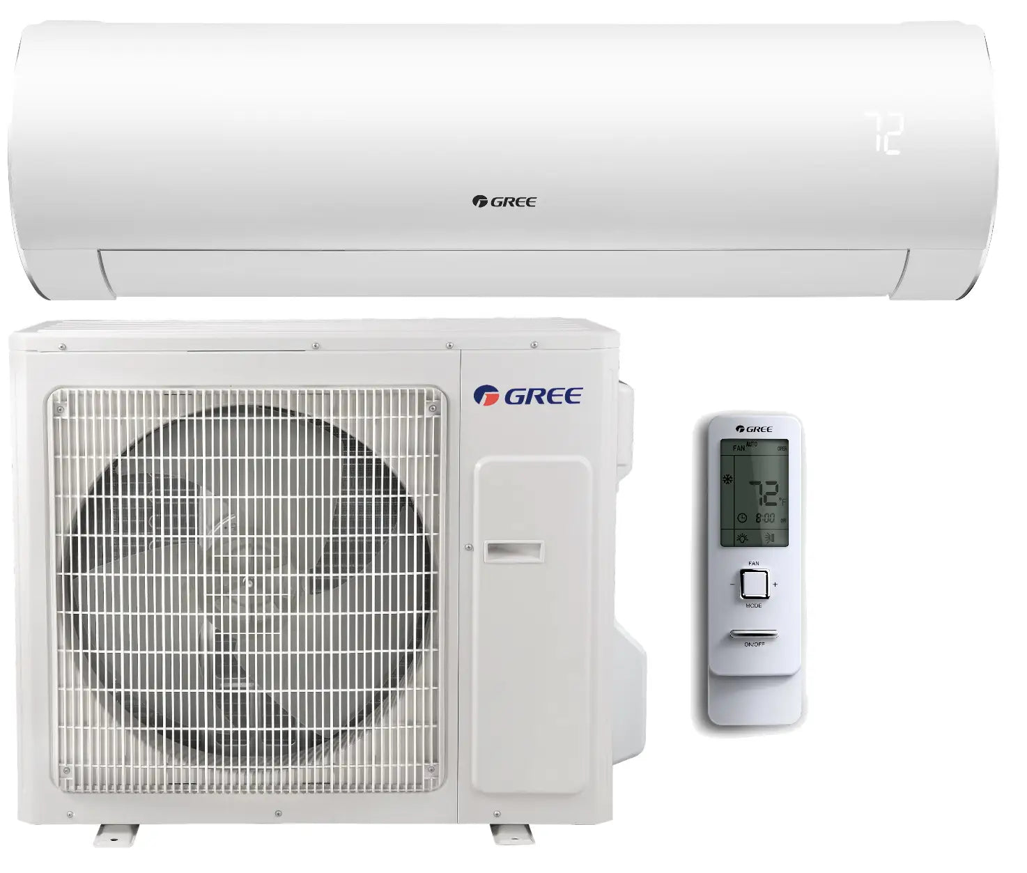 GREE Sapphire Series 9,000 BTU Single Zone Wall-Mounted Ductless Mini-Split System - SAP09HP230V1AO,SAP09HP230V1AH