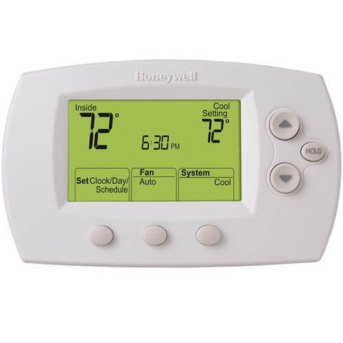 Honeywell FocusPRO 6000 Two-Stage Heating/Cooling Programmable Digital Thermostat TH6220D1028