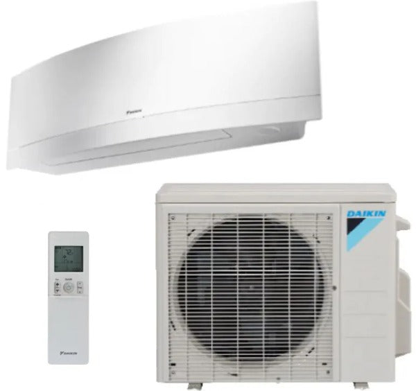 Daikin 18,000 BTU 14.5 SEER2 Emura White Series Wall Mounted Ductless Mini Split Heat Pump System