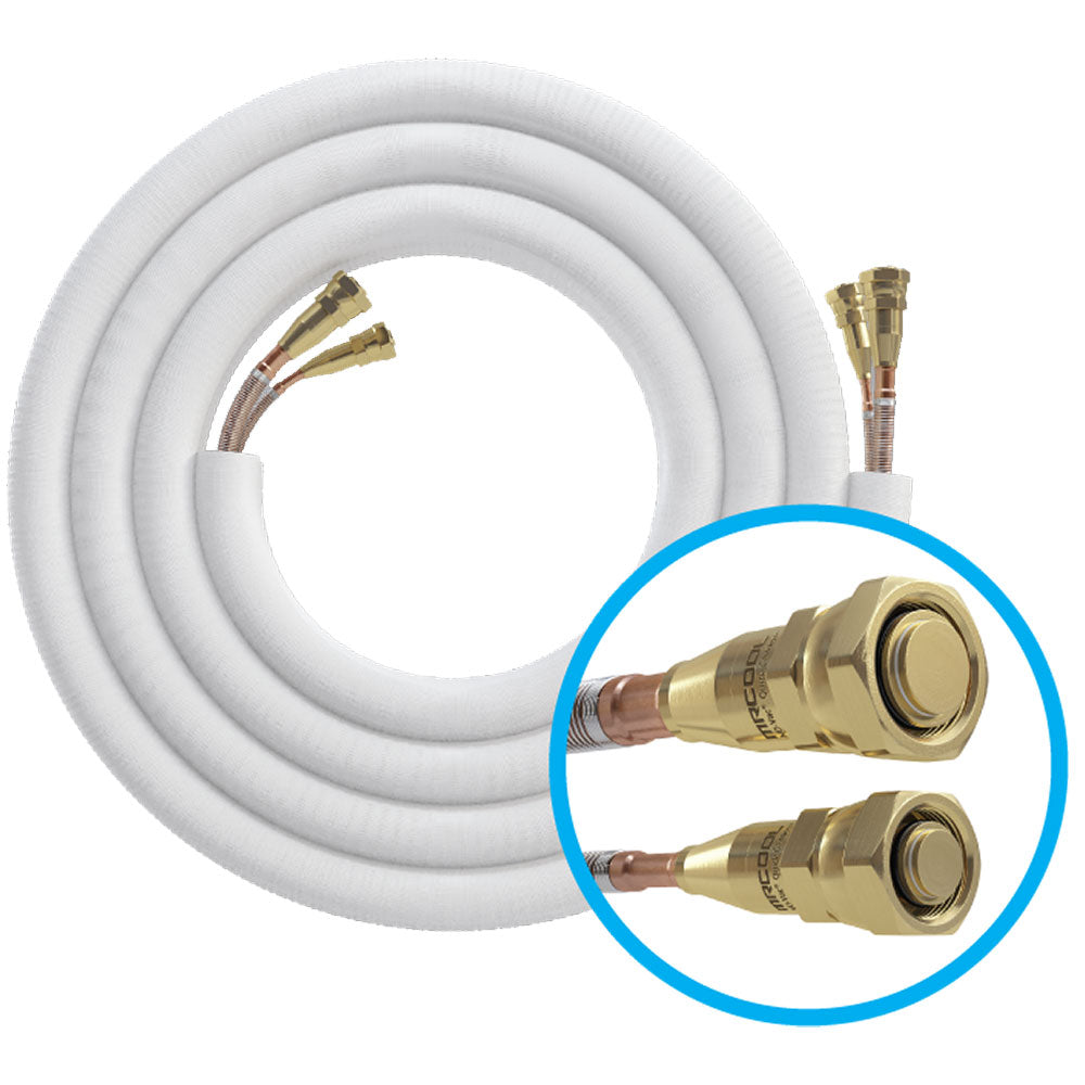 MRCOOL DIY 25ft R-454B Line Set – Easy Install for 9K, 12K, 18K Indoor Mini-Split AC
