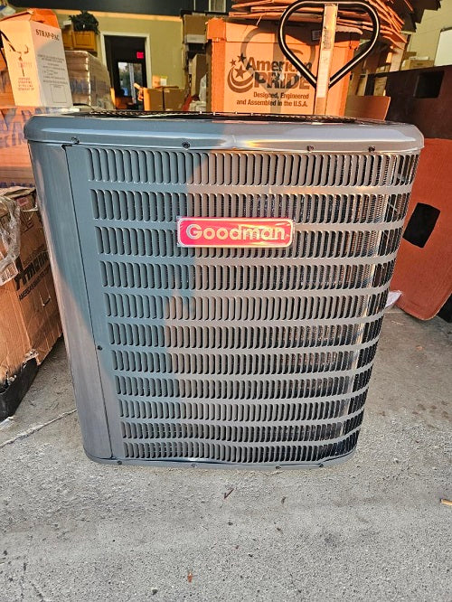 Scratch and Dent 2 Ton Up To 14.4 SEER2 Goodman Heat Pump Condenser Model - GLZS4BA2410-2411102496