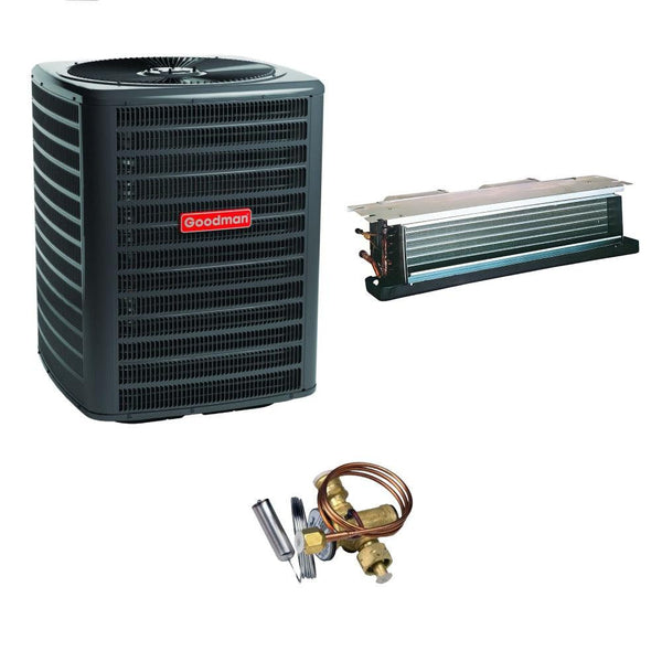2 Ton 14.3 SEER2 Goodman AC and Ceiling Mounted Air Handler ACNF310016 with TXV - Bundle View
