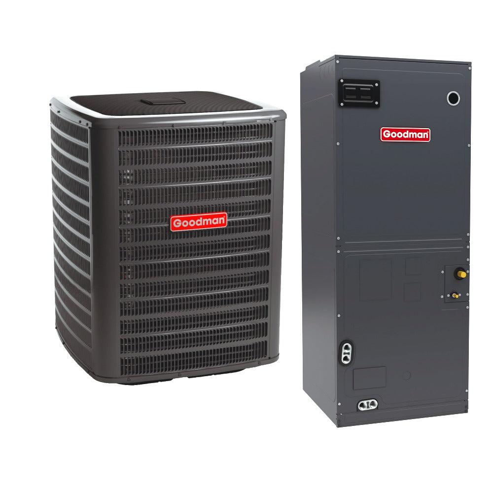 3 Ton 17.2 SEER2 Goodman AC GSXC703610 with Multi-Position Air Handler AVPTC37C14 - Bundle View