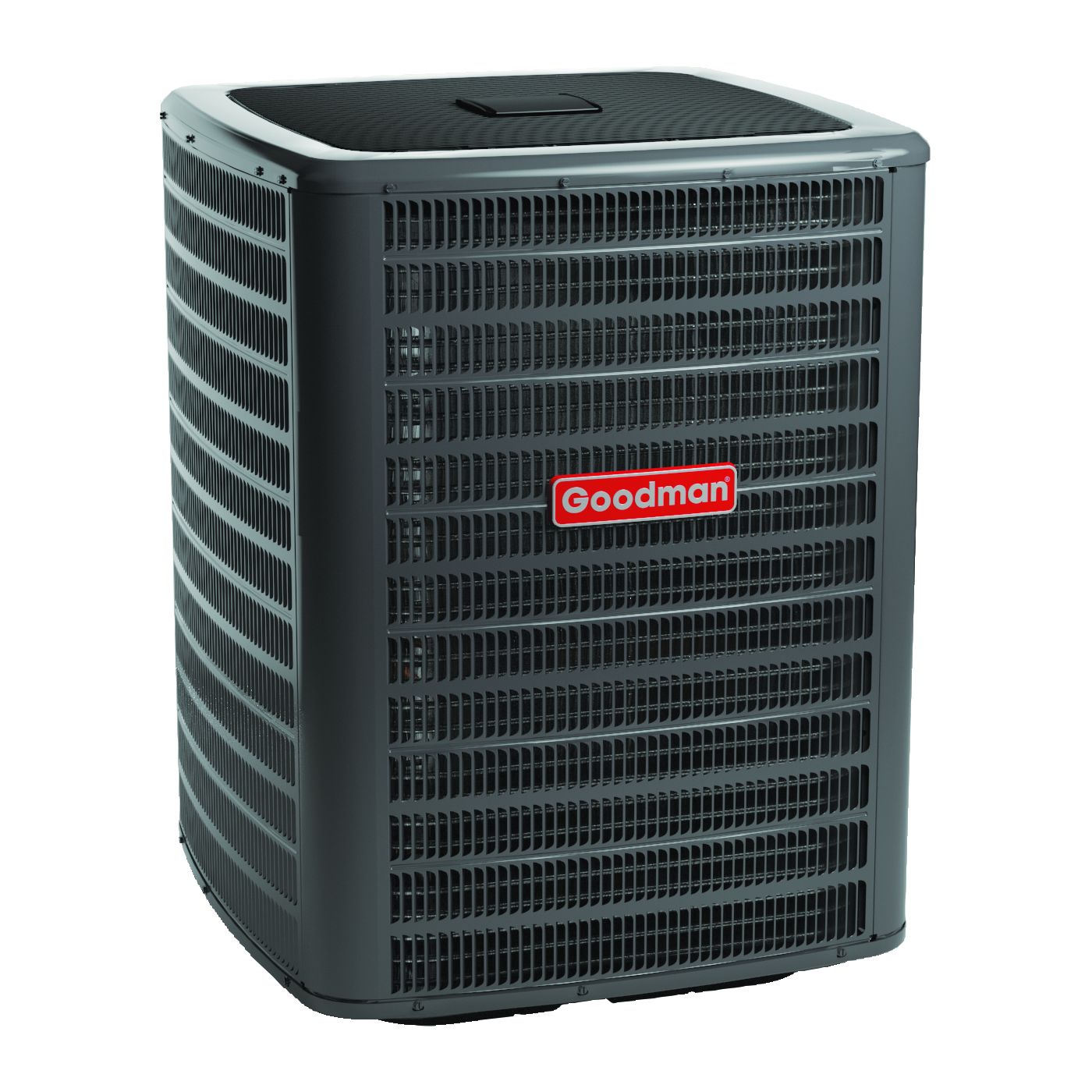 4 Ton 13.8 SEER2 Goodman AC GSXC704810 and Vertical Coil CAPT4961C4 - Condenser Front View