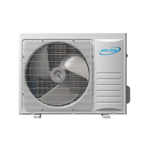 Air-Con 18,000 BTU 22 SEER 2-Zone Concealed Duct 9k+12k Mini Split Air Conditioner and Heater System