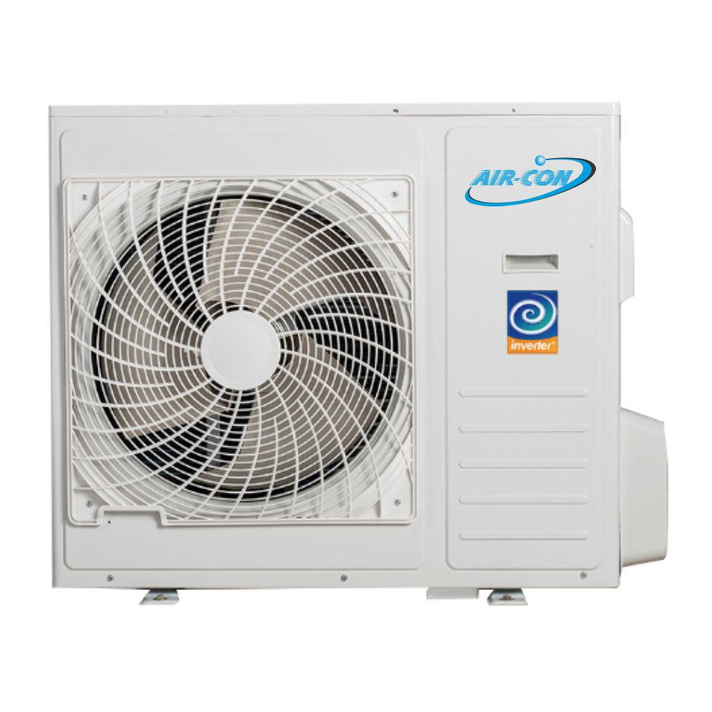 Air-Con 24,000 BTU 20 SEER 3-Zone Ceiling Cassette 9k+9k+9k Mini Split Air Conditioner and Heater System